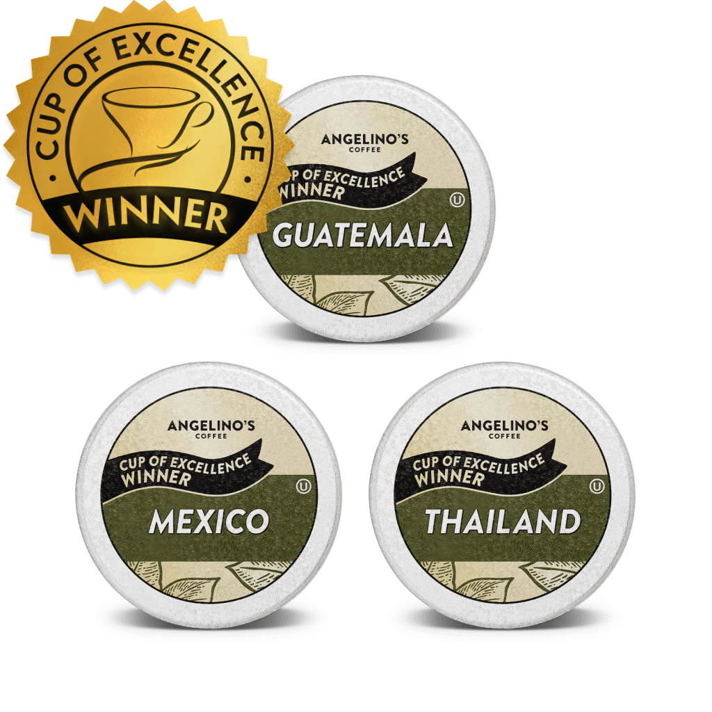 Cup of Excellence Variety | #1 Guatemala, #1 Mexico, #1 Thailand (12 cups)