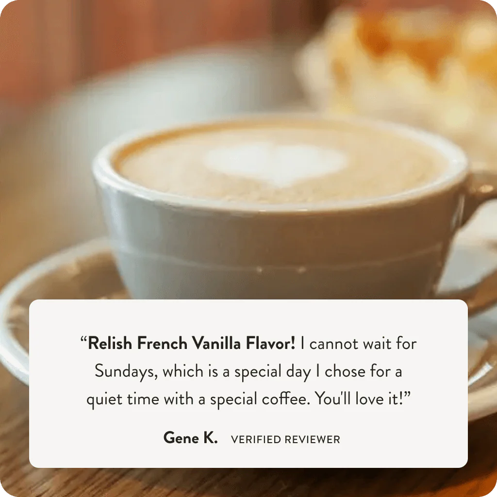 French Vanilla Cappuccino - Image 4