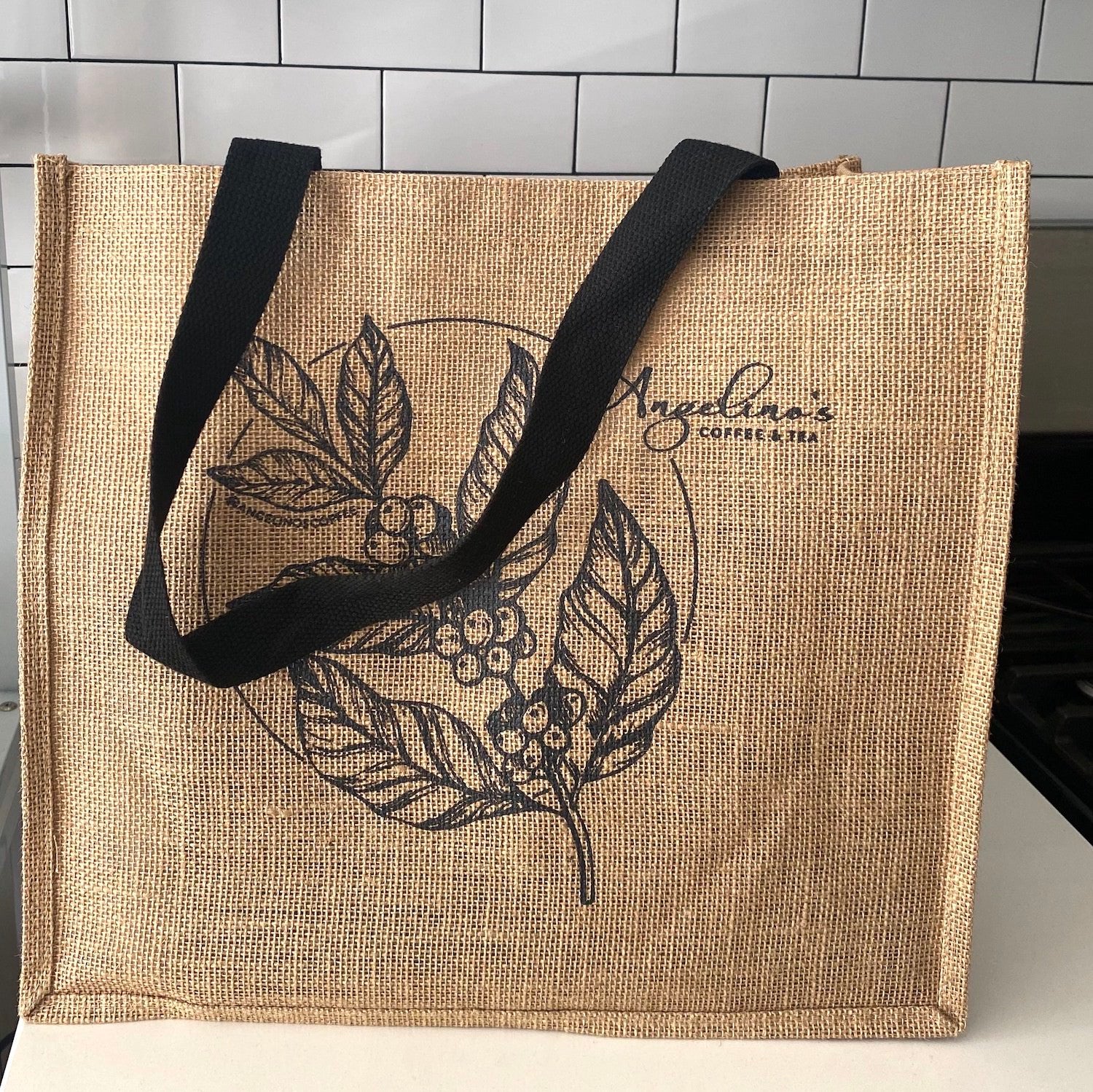 Jute Grocery Tote - Image 2